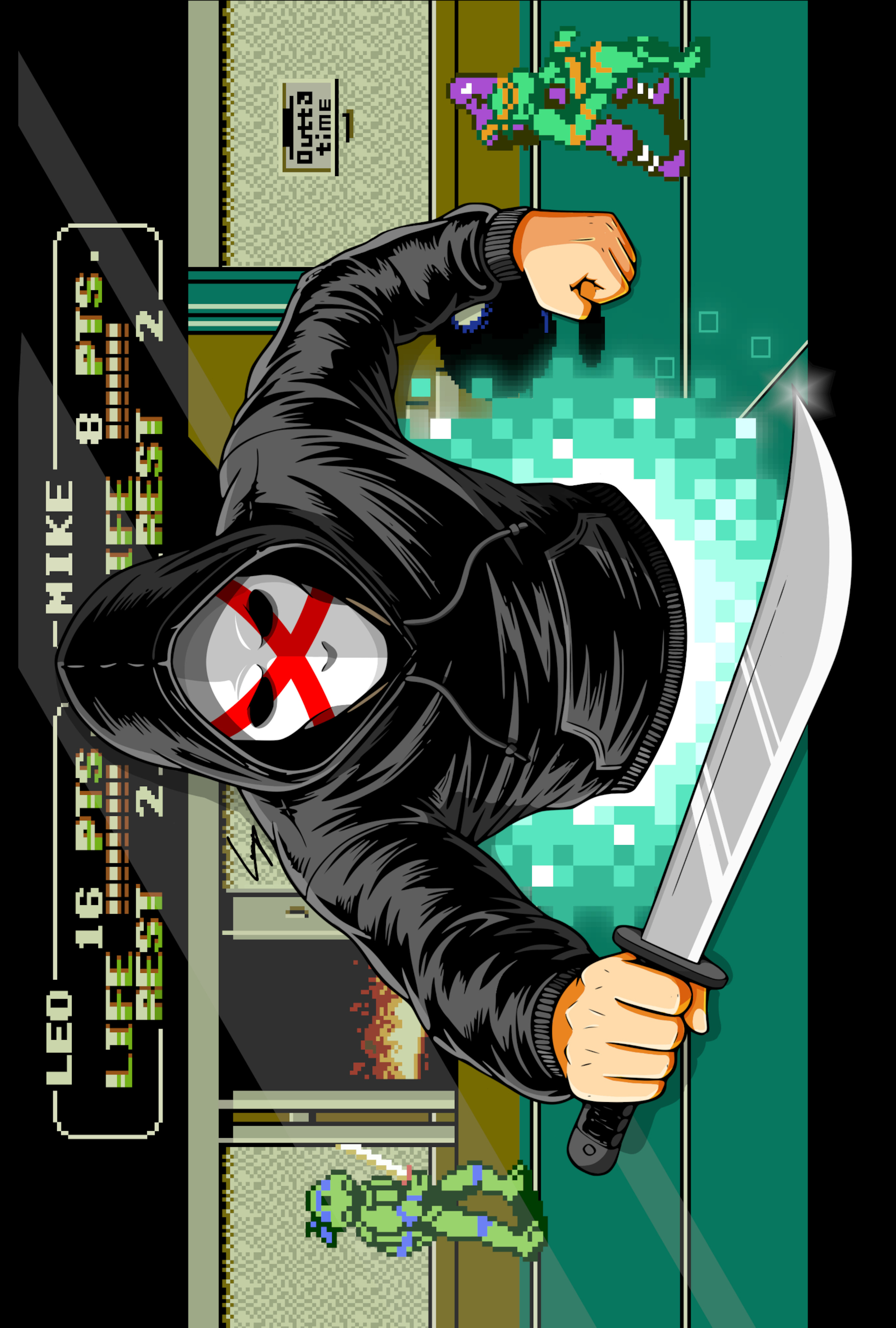 8-Bit Slasher: Pin-Up